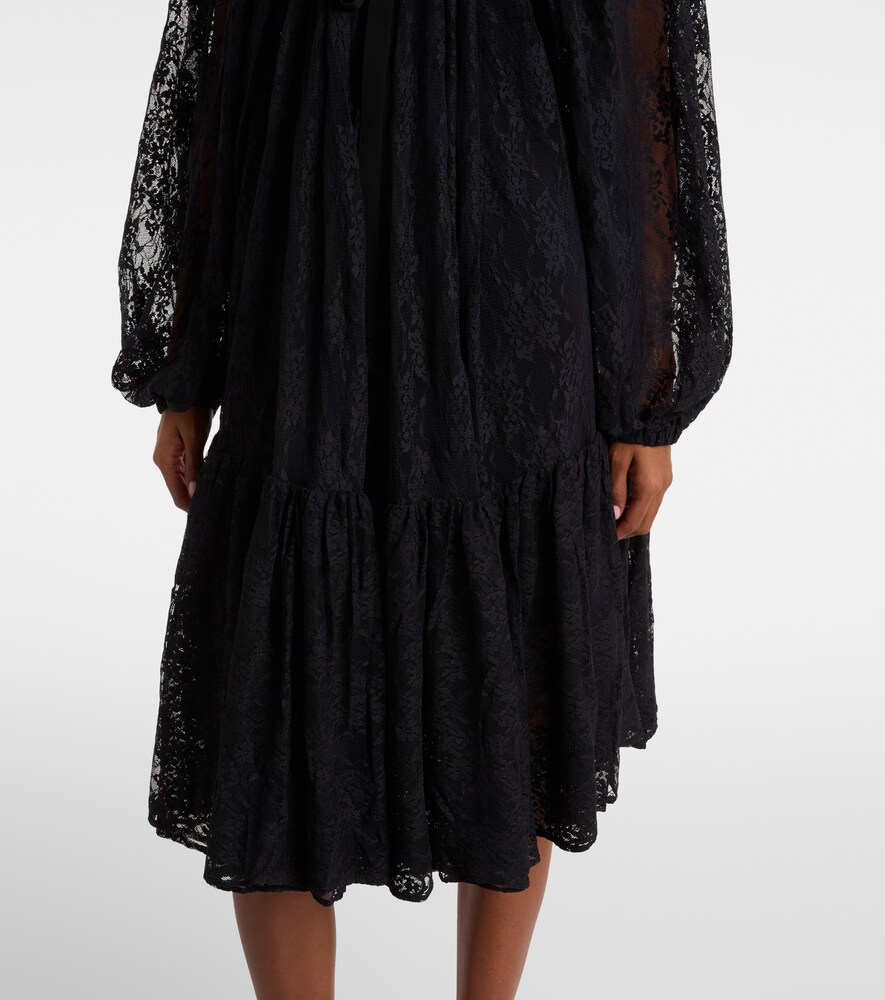  Patou Patou Midikleid Aus Spitze 