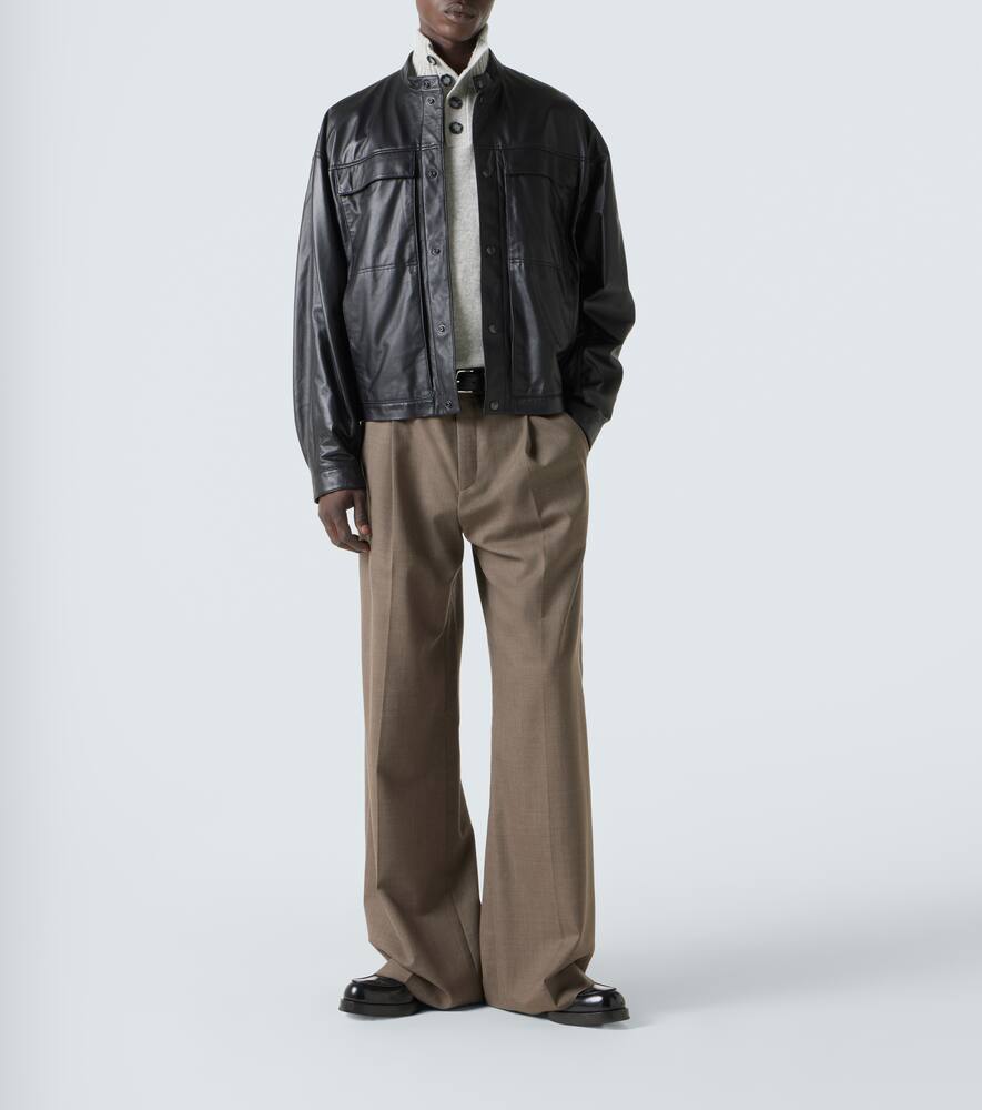 Allude Wool And Cashmere Turtleneck Sweater In Gray