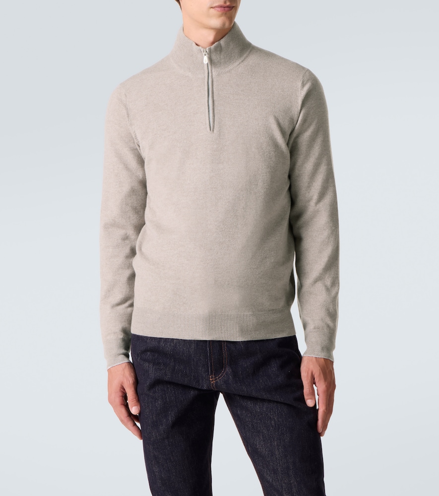  Brunello Cucinelli Brunello Cucinelli Cashmere Half-zip Sweater 