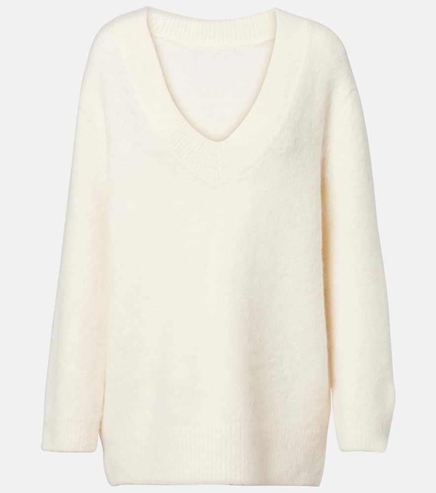 Dorothee Schumacher Loving Touch Alpaca-blend Sweater In Neutral