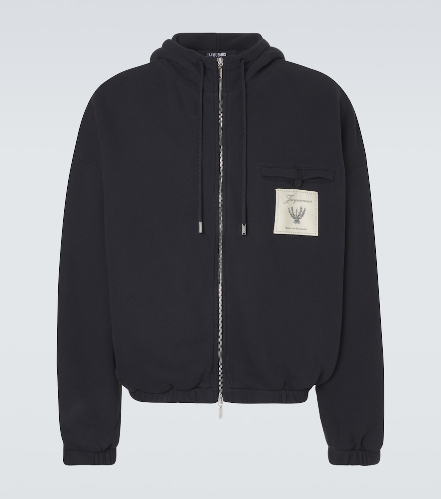 JACQUEMUS Jacquemus Torneo cotton fleece zip-up hoodie　Jacquemus Torneo コットン フリース ジップアップ パーカー