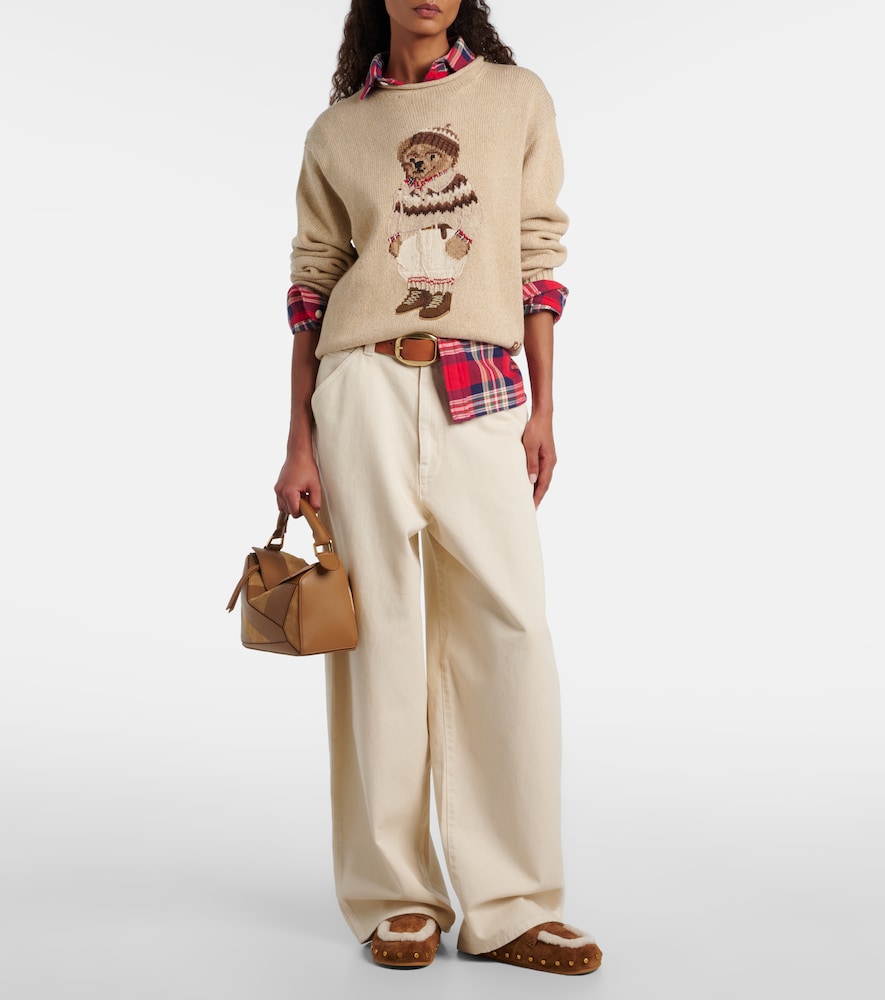 Polo Ralph Lauren Polo Bear cotton and wool-blend sweater
