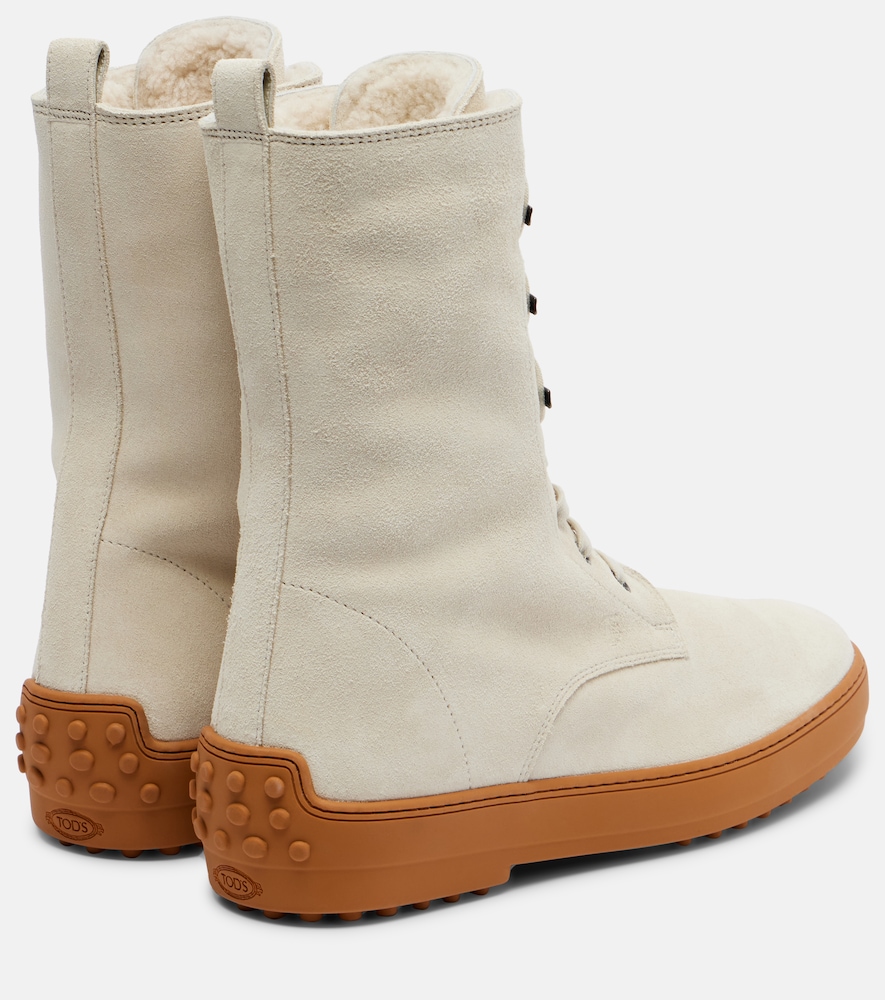  Tod's Tod's Winter Gommino Suede Lace-up Boots 