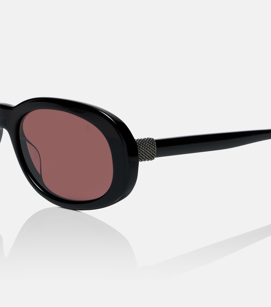 Claire Monili Oval Sunglasses