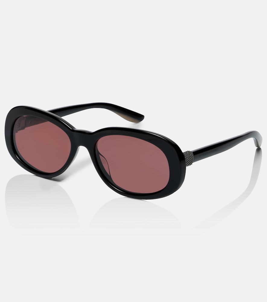  Brunello Cucinelli Brunello Cucinelli Ovale Sonnenbrille Claire Monili 