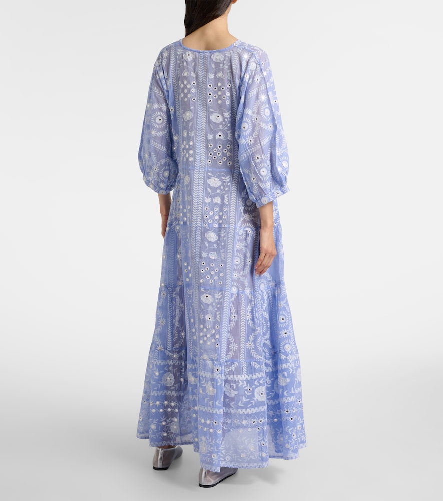  Juliet Dunn Juliet Dunn Maxikleid Aus Baumwolle Mit Pailletten 