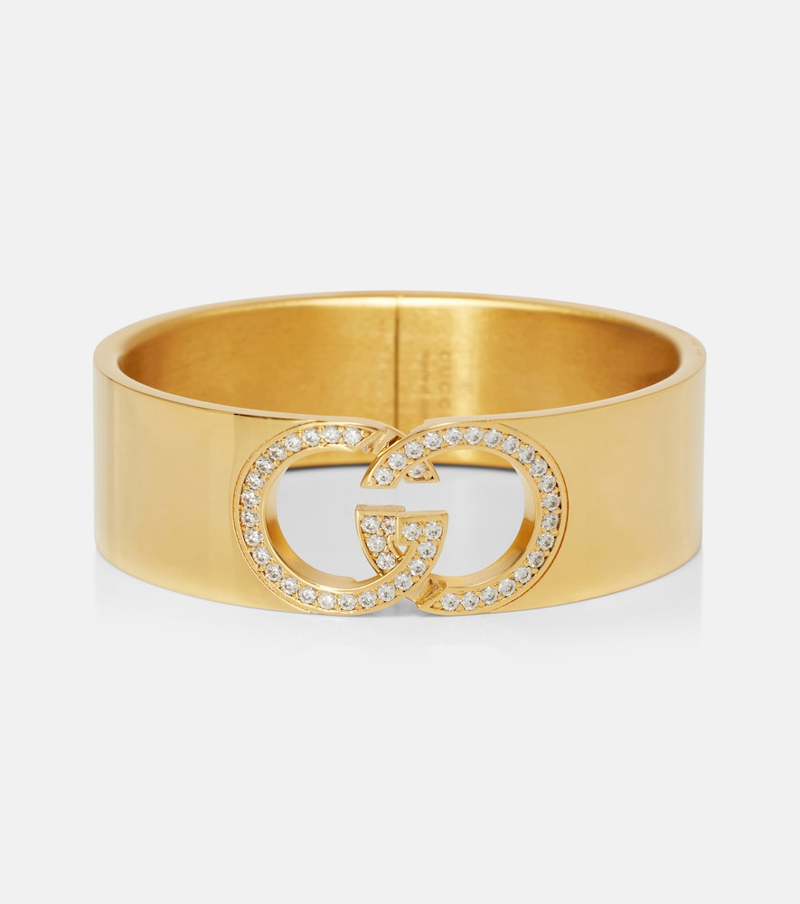 Gucci GG crystal-embellished bangle