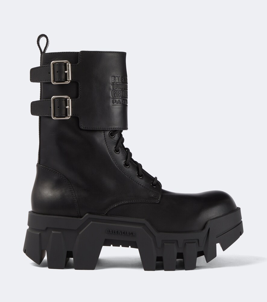  Balenciaga Balenciaga Schnürstiefel Bulldozer Aus Leder 
