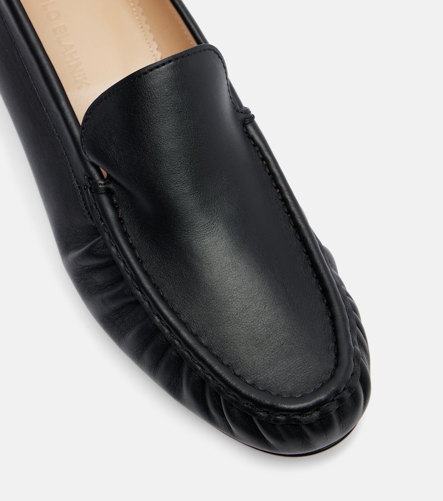  Manolo Blahnik Manolo Blahnik Loafers Leonda Aus Leder 