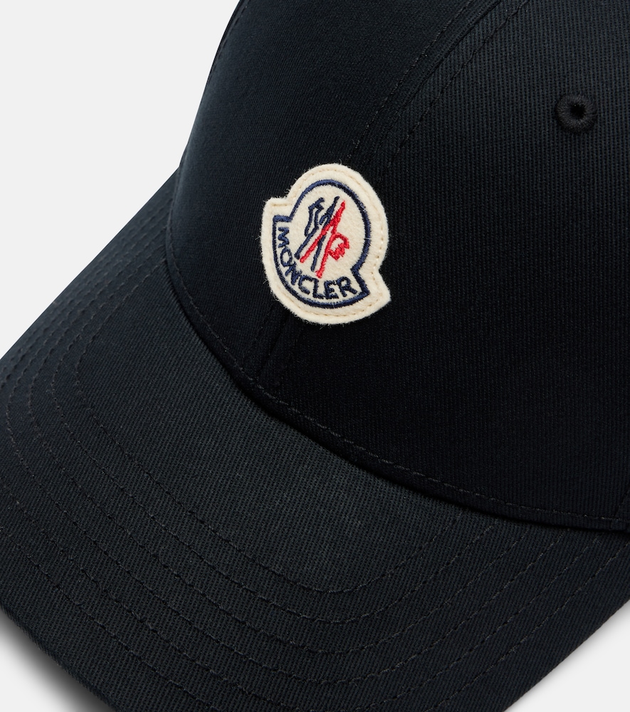  Moncler Moncler Logo Cotton Baseball Cap 