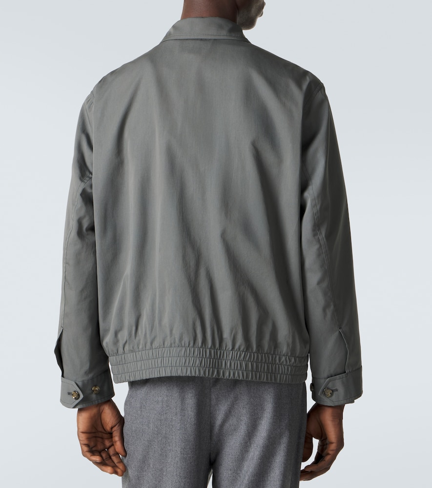  Lardini Lardini Cotton And Silk Blouson Jacket 