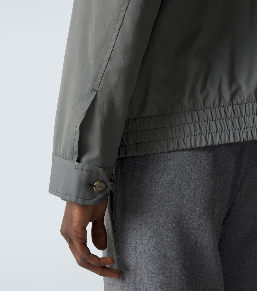  Lardini Lardini Cotton And Silk Blouson Jacket 