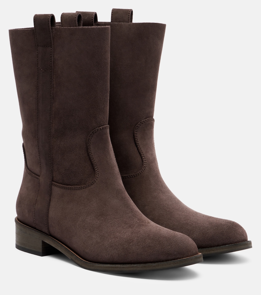 Aquazzura Cavalière suede ankle boots