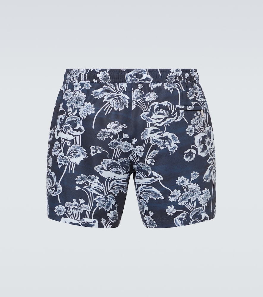 Commas Printed Swim Trunks In Blue