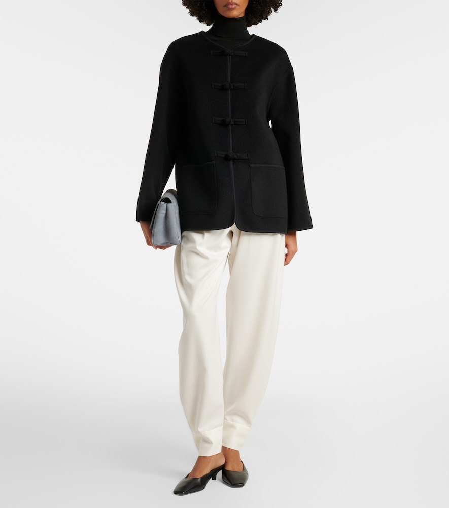  Rohe Rohe Wool-blend Barrel-leg Pants 