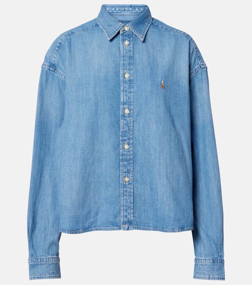 Polo Ralph Lauren Denim Shirt In Blue