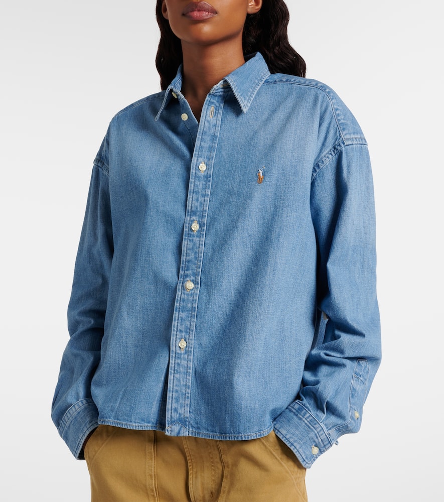Polo Ralph Lauren Denim Shirt In Blue