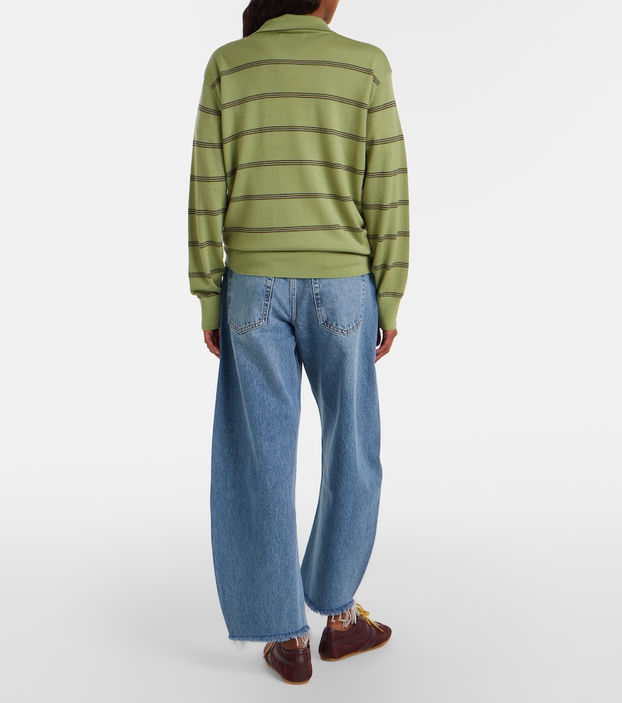  Frame Frame Bubble Cropped Barrel-leg Jeans 