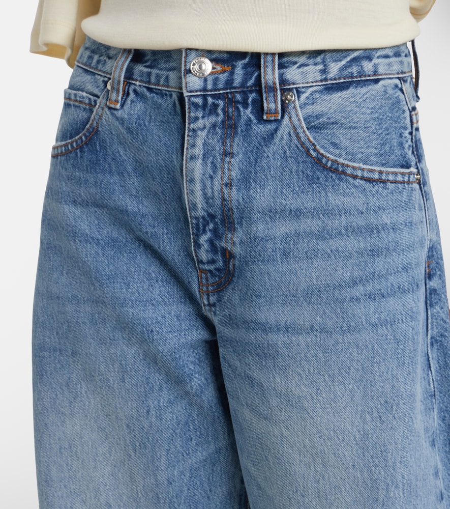  Frame Frame Bubble Cropped Barrel-leg Jeans 