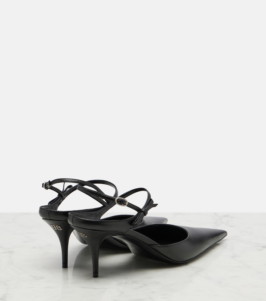  Balenciaga Balenciaga Slingback-pumps Avenue Bow Aus Leder 