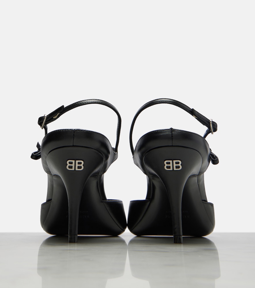  Balenciaga Balenciaga Slingback-pumps Avenue Bow Aus Leder 