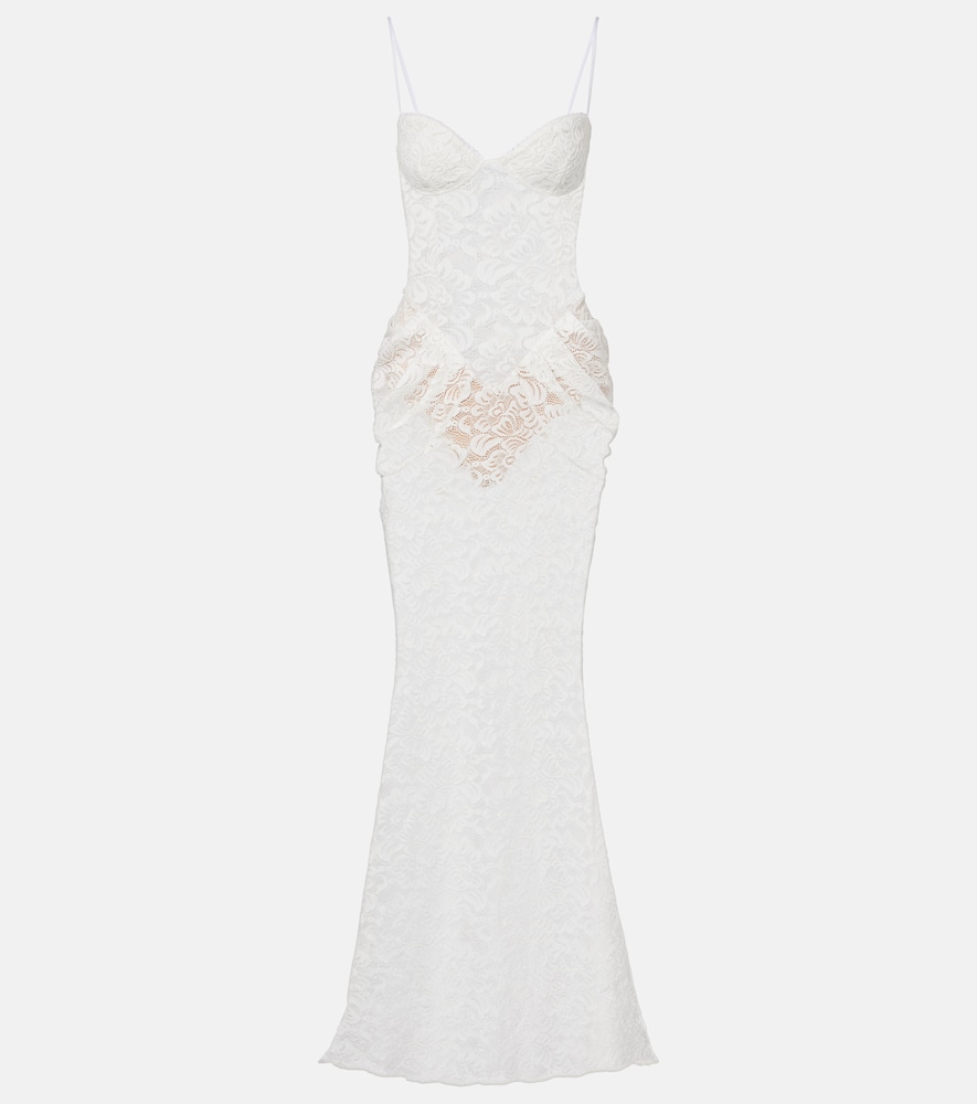 Bananhot Vecna sheer lace maxi dress | Thumbnail 6