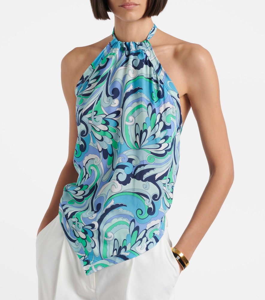  Melissa Odabash Melissa Odabash Raya Printed Halterneck Top 