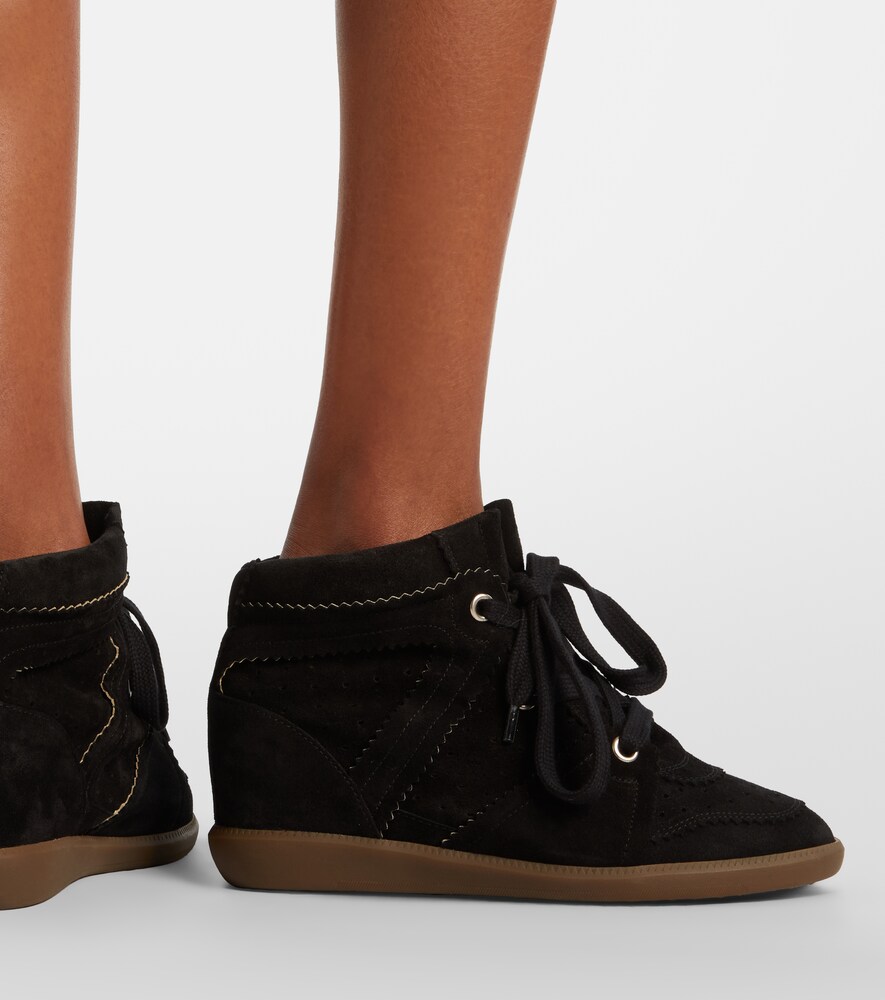 Isabel Marant Bobby suede wedge sneakers