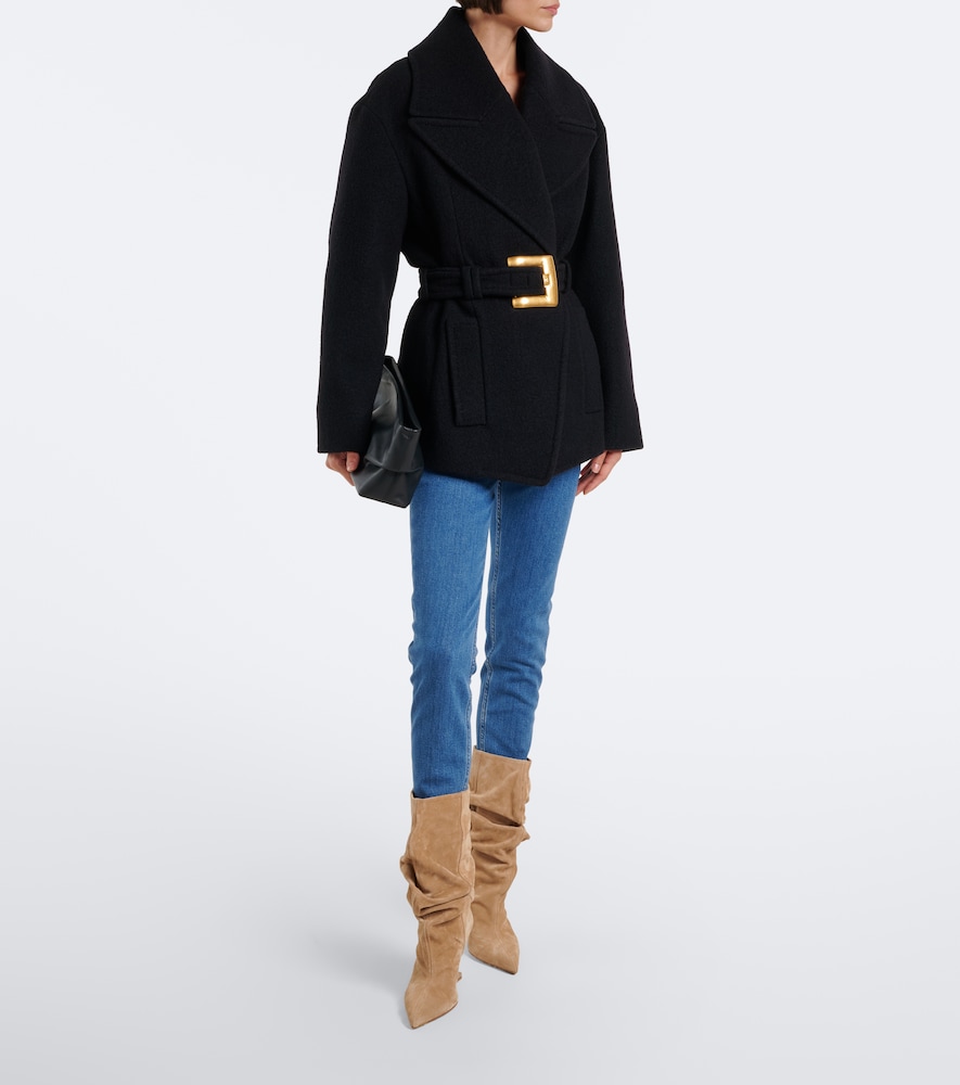 Double-Breasted Virgin Coat