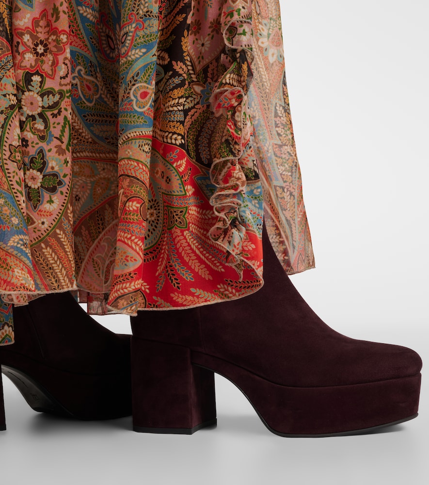 Gianvito Rossi Sally suede ankle boots
