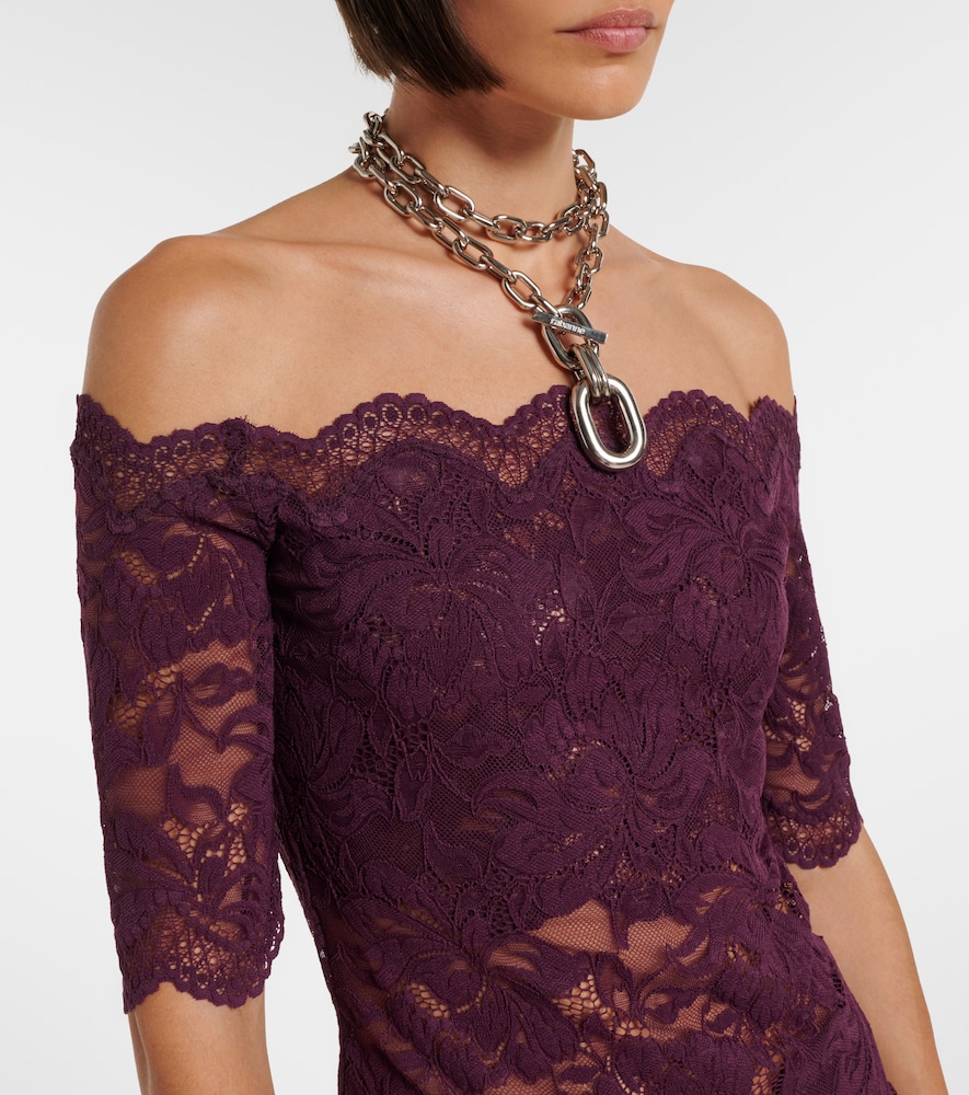Off-Shoulder Lace Top