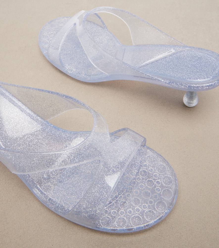  Jimmy Choo Jimmy Choo Jelly Drop Glitter Tpu Mules 