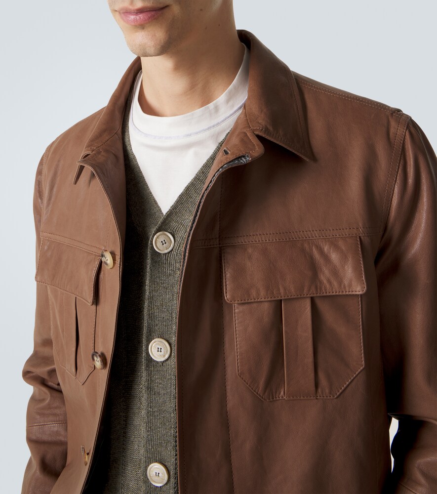  Brunello Cucinelli Brunello Cucinelli Cardigan Aus Leinen Und Baumwolle 