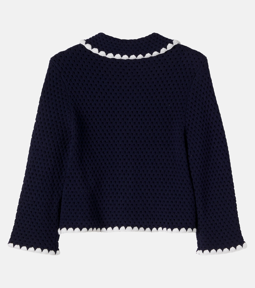  Self-portrait Kids Self-portrait Kids Cardigan Aus Häkelstrick 