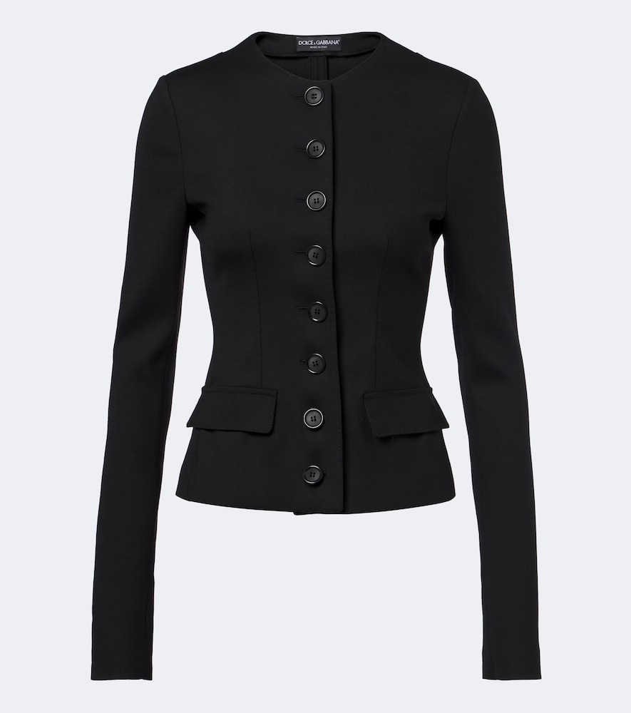 Blazer aus einem Wollgemisch