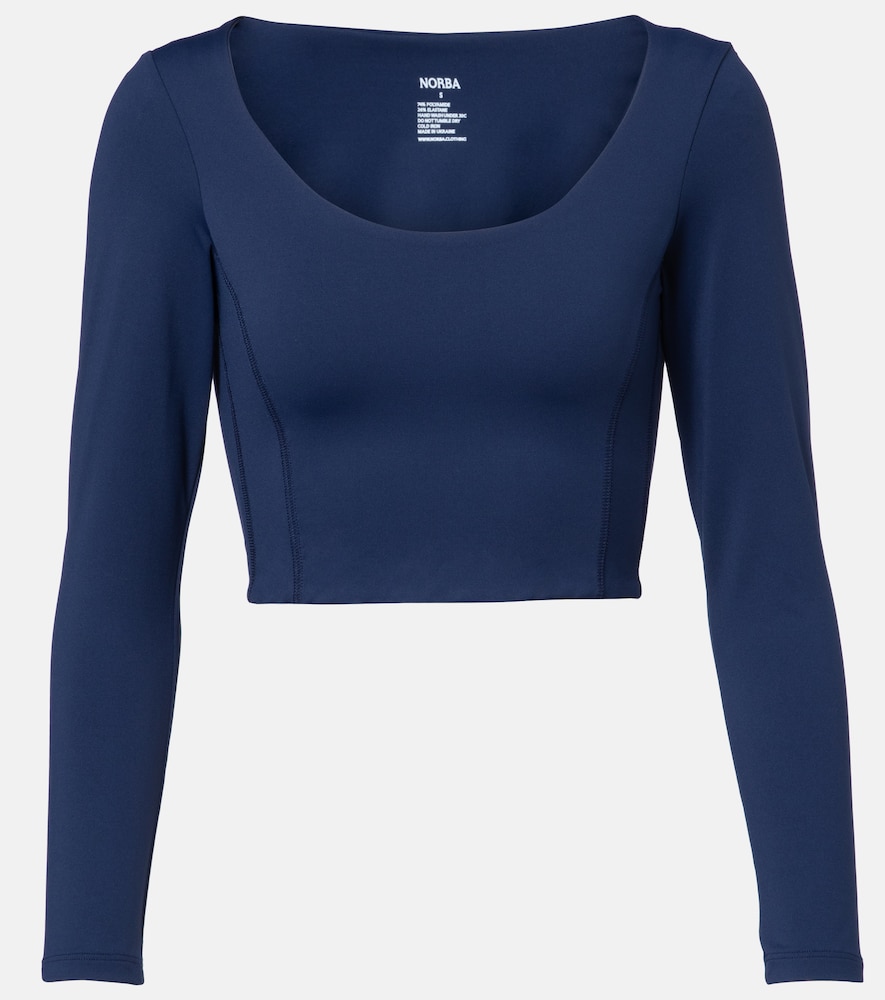 Norba Jersey crop top