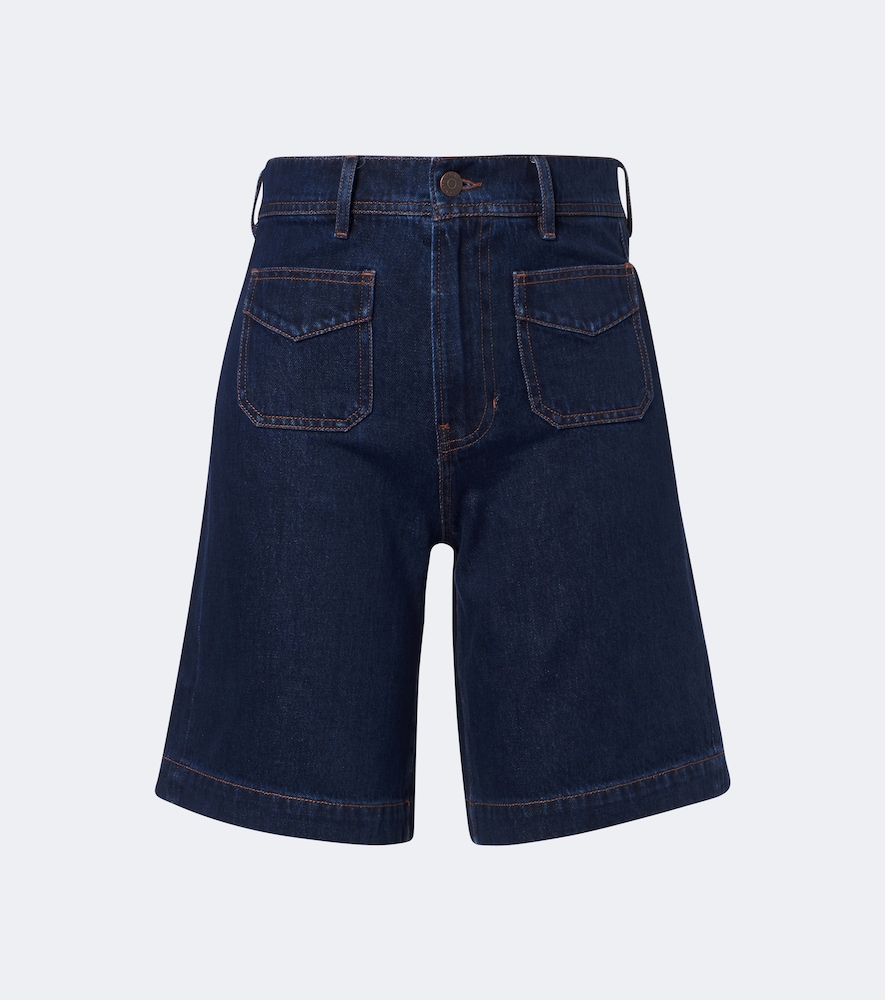 Veronica Beard Women's Blue Carter Denim Bermuda Shorts Size 31 - Mytheresa