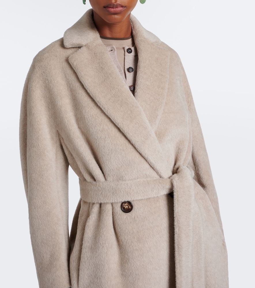 'S Max Mara Alpaca And Wool Wrap Coat