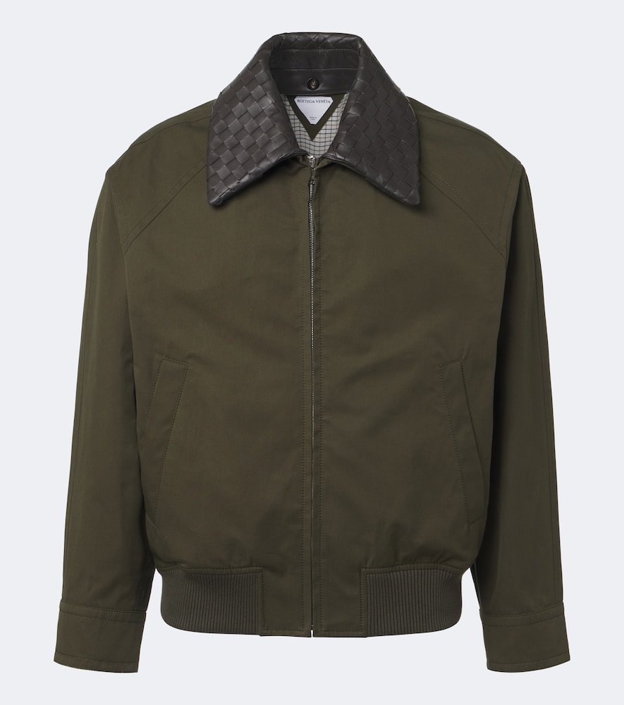 Blouson Intrecciato aus Baumwoll-Twill