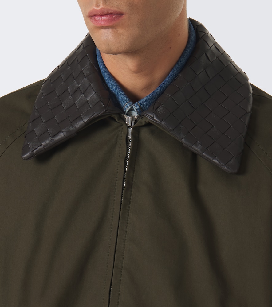 Intrecciato Cotton Twill Blouson Jacket