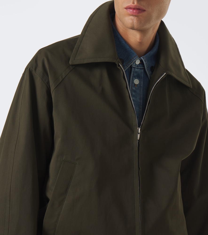Intrecciato Cotton Twill Blouson Jacket