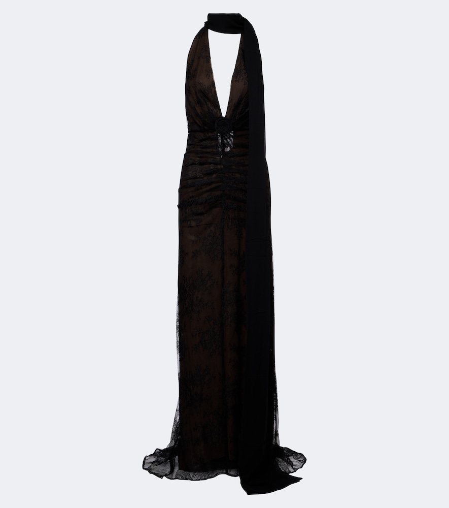 Robe Amora aus Tüll mit Spitze
