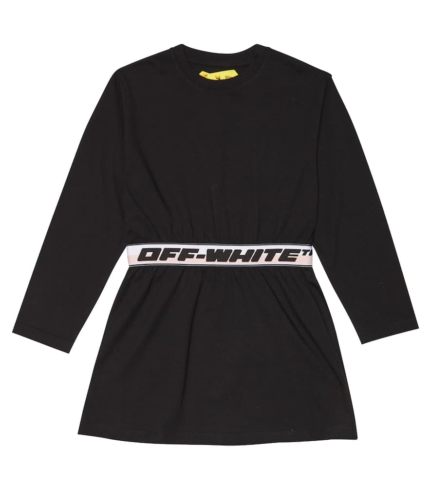 Off-White Kids Logo cotton dress