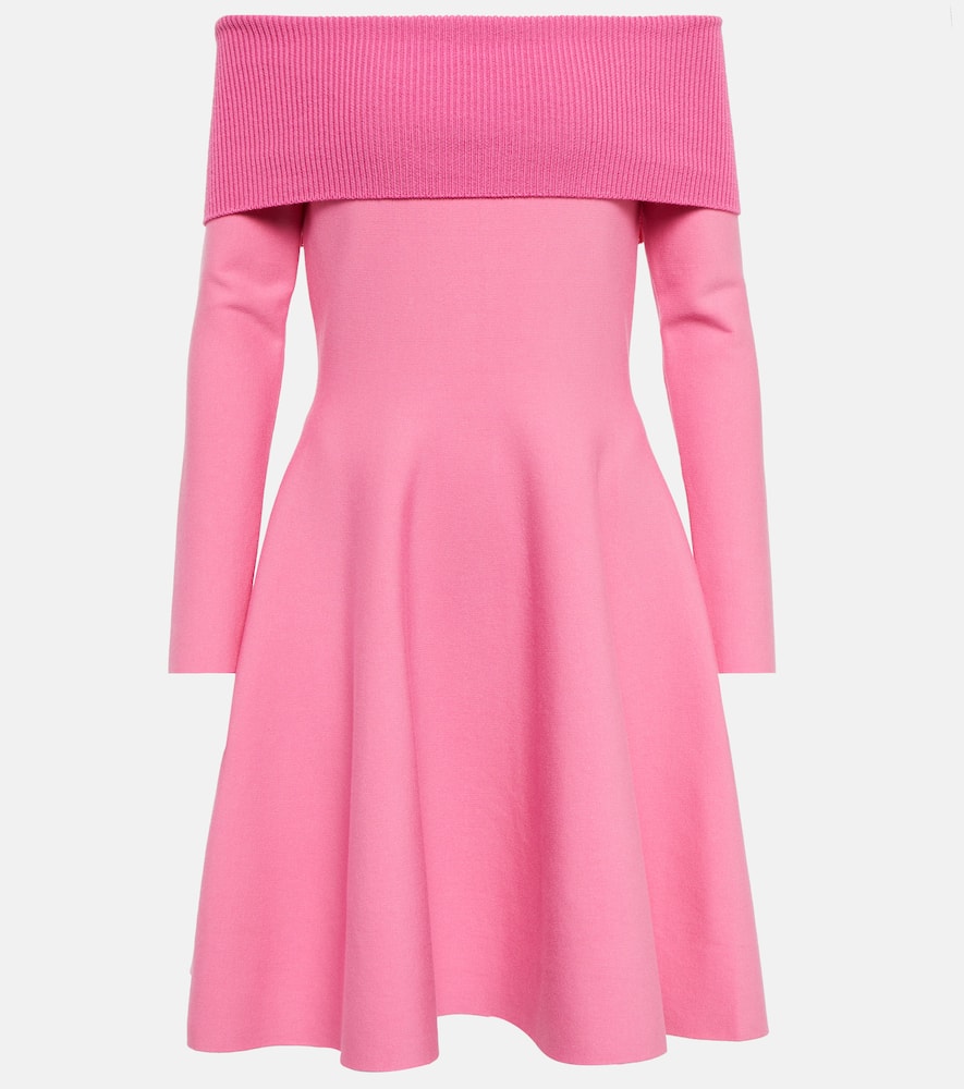 Oscar de la Renta Off-shoulder minidress