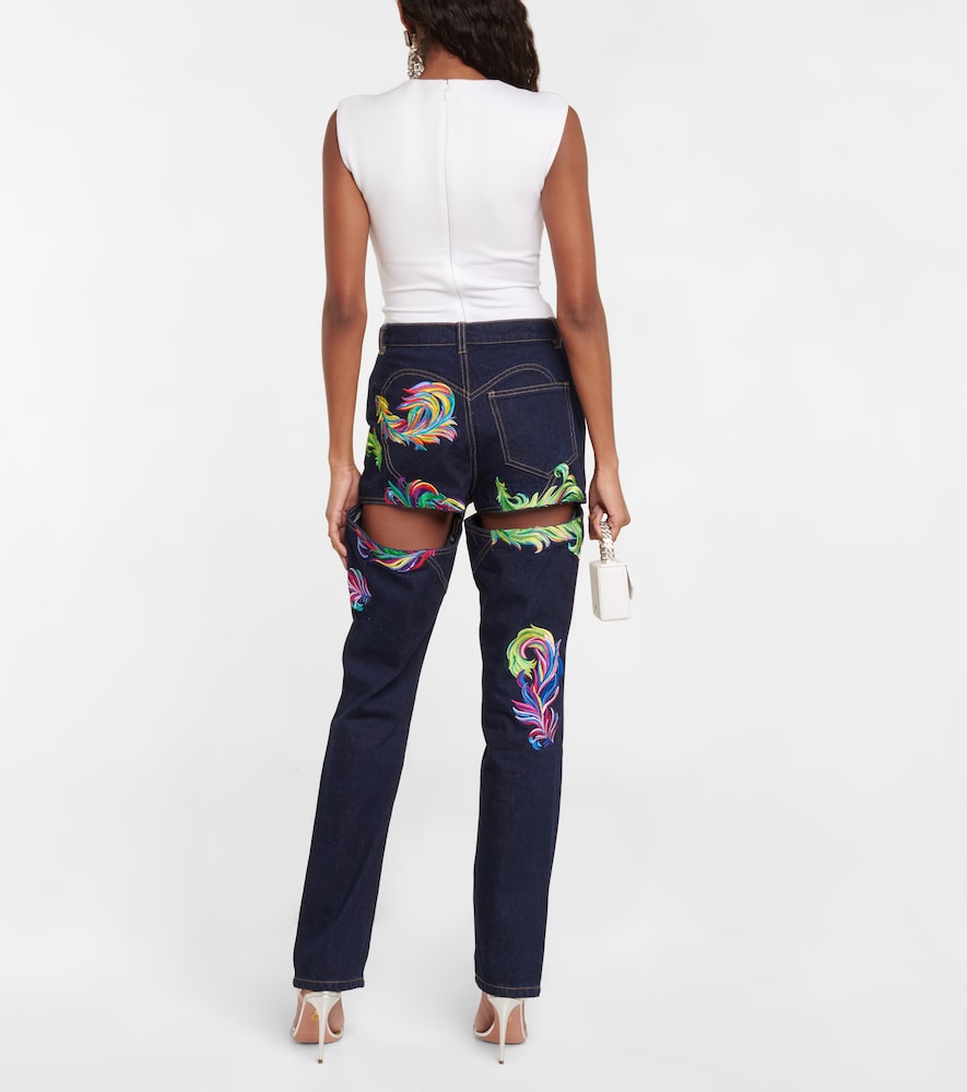  Area Area High-rise Straight Jeans 