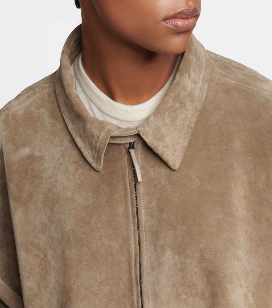 The Row Roanna Suede Jacket The Row Ronan Suede Jacket HLD Fashion