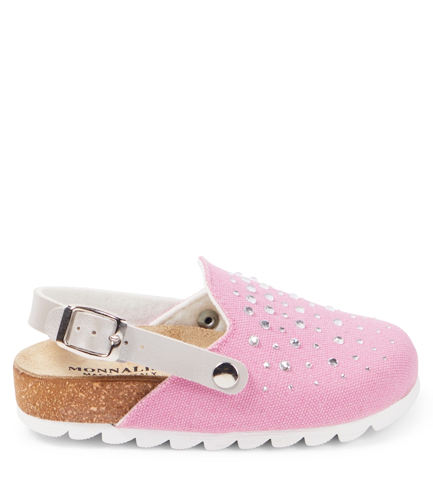  Monnalisa Monnalisa Embellished Slingback Clogs 