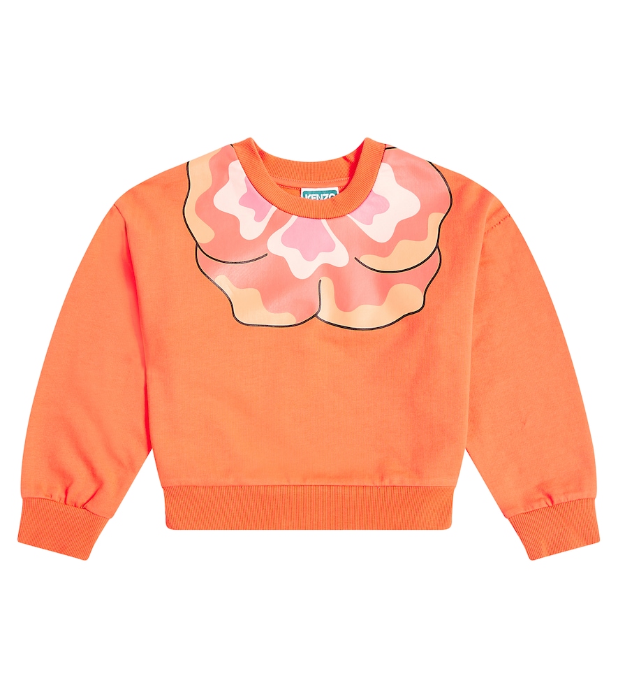 Kenzo Kids Printed cotton-blend jersey sweatshirt　ケンゾー キッズ プリント コットンブレンドジャージー スウェットシャツ Kenzo