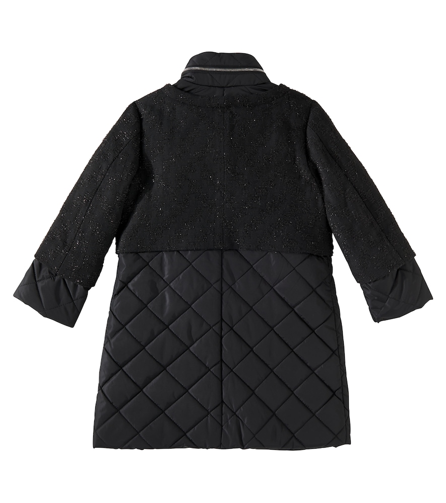 Balmain Kids Balmain Kids Wattierter Mantel 