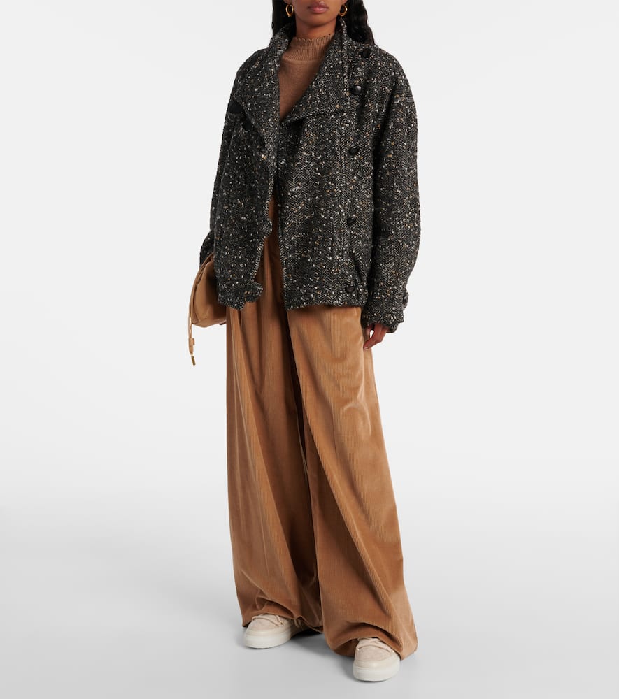 Inuikii Felt Ankle Boots In Off White